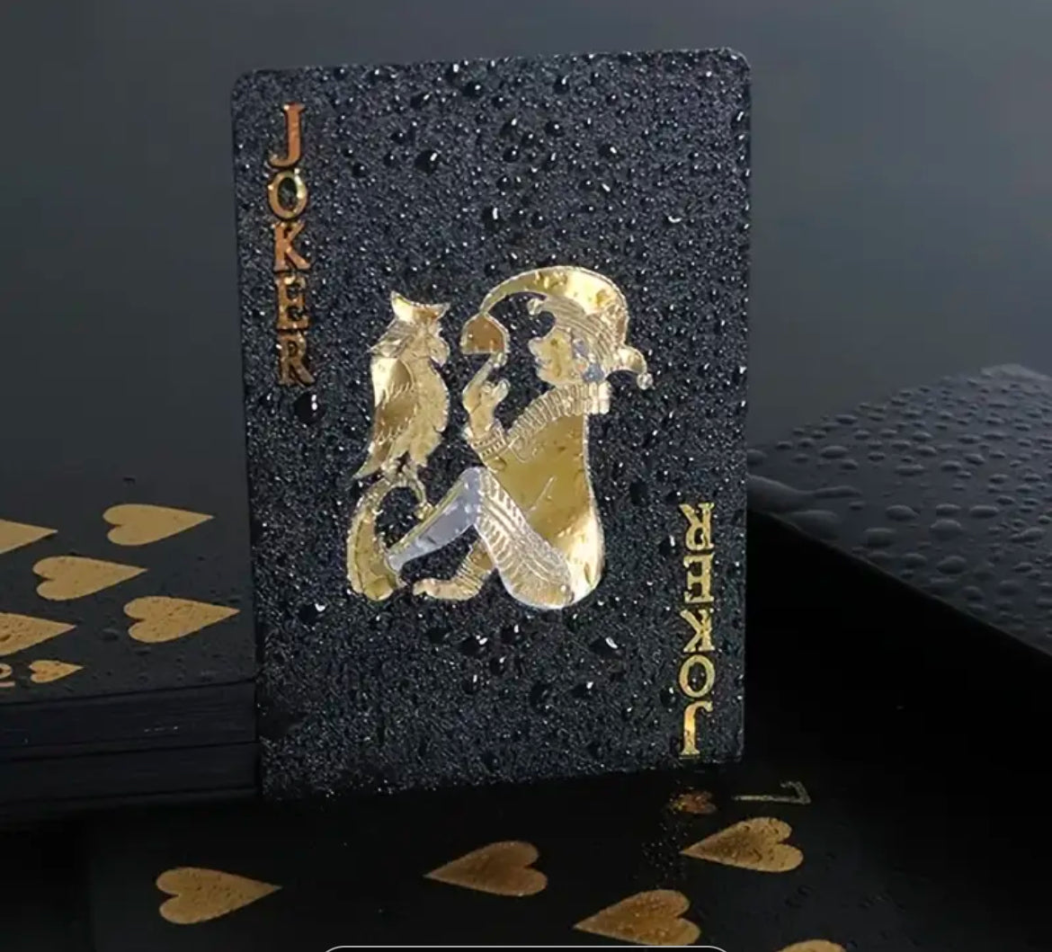 Black Rose Poker 
Kunststoff-Spielkarten - Avantgardeast